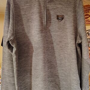 Under Armour Heather Gray Men's Quarter-Zip Sweatshirt